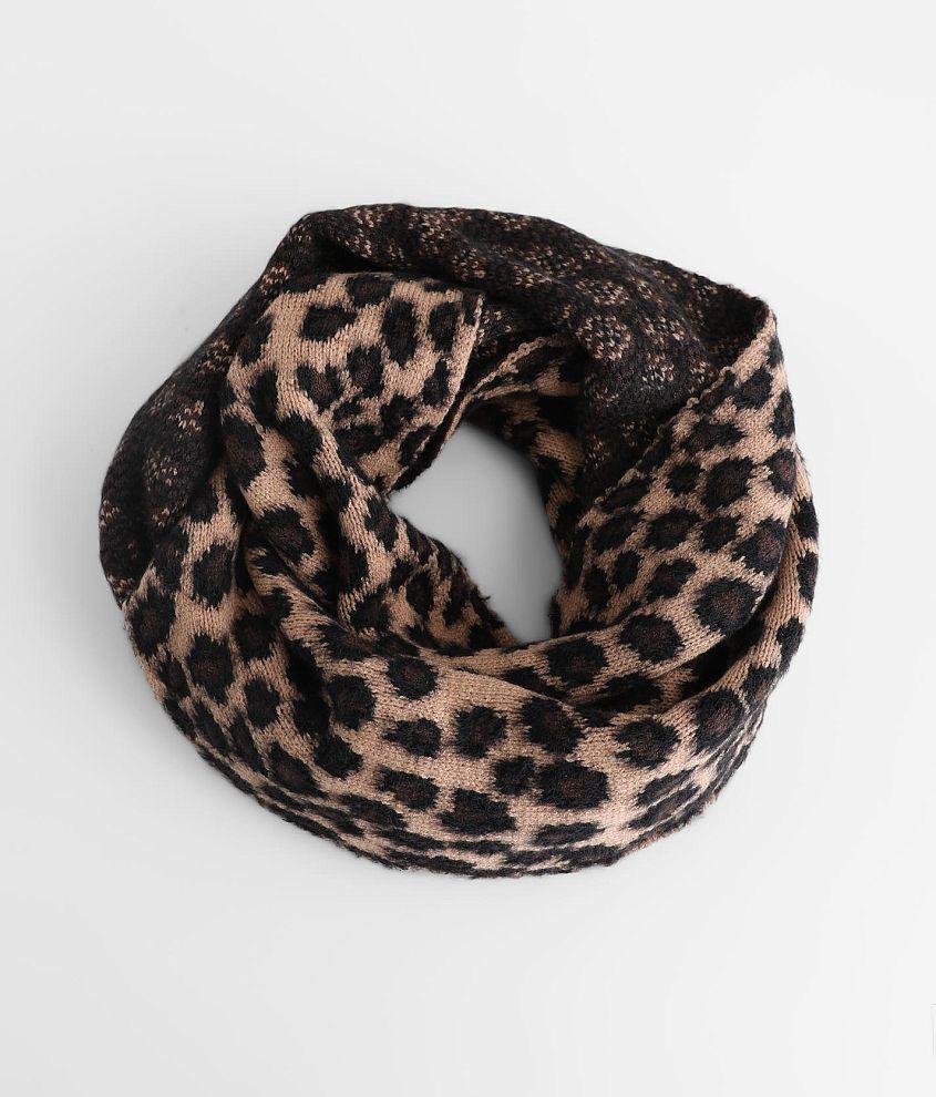 BKE Leopard Print Scarf front view