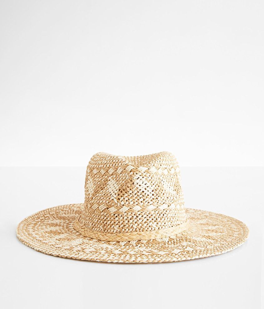 BKE Woven Fedora Hat front view