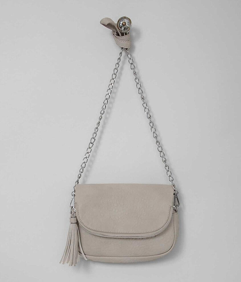 Moda Luxe Distressed Crossbody Purse front view