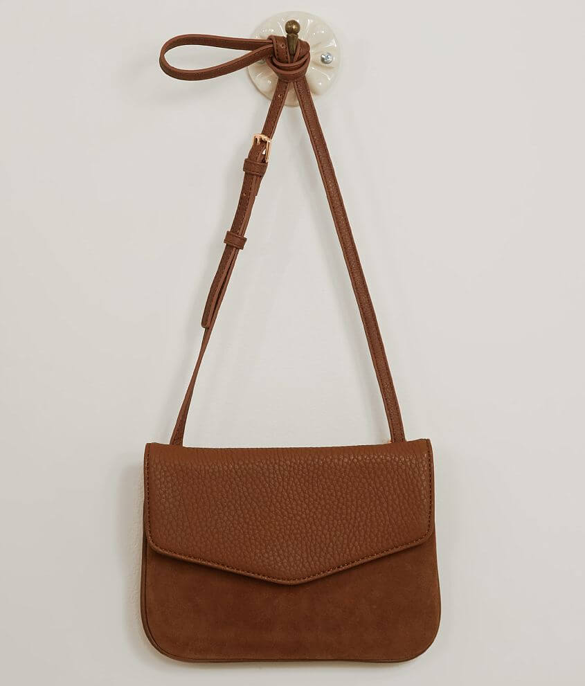Moda Luxe Leather Crossbody Purse front view
