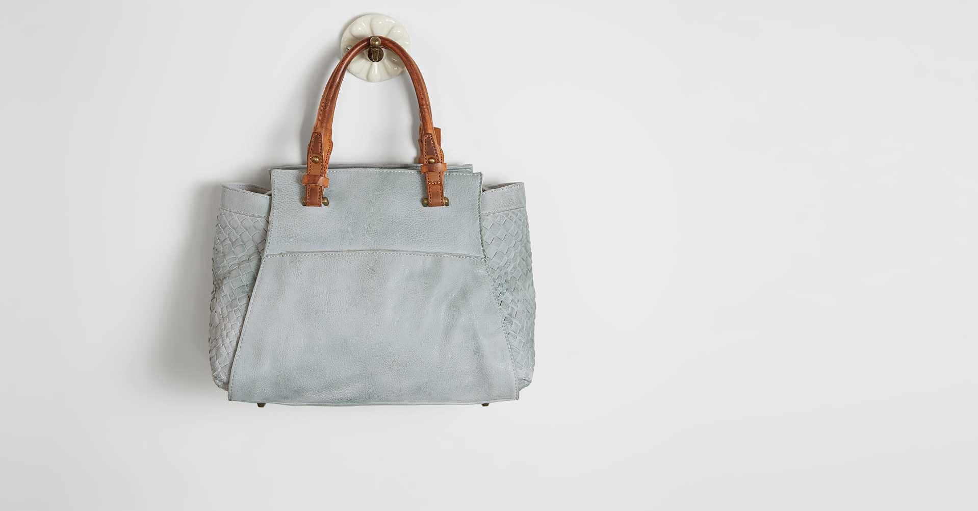 Moda Luxe Gusset Purse - Women's Accessories in Light Grey Blue | Buckle