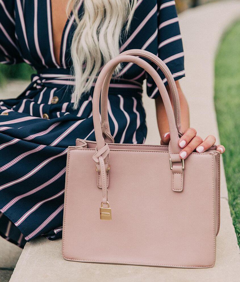 STRUCTURED CROSSBODY BAG - Pink