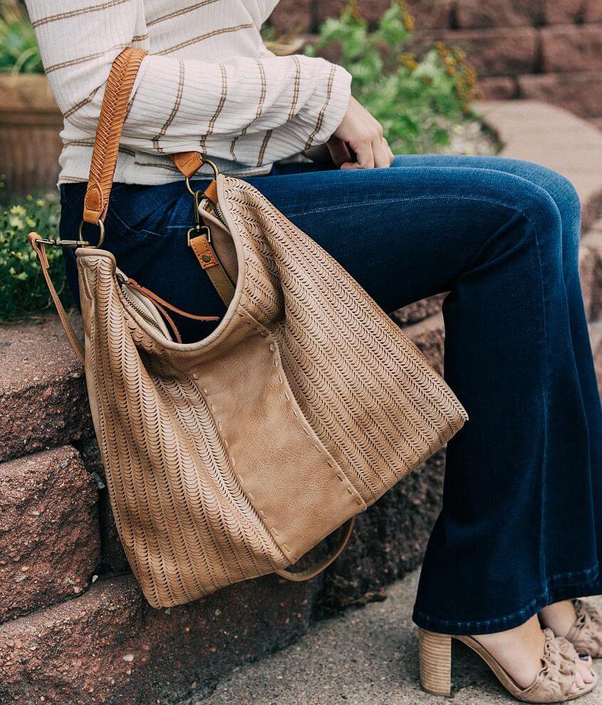 Moda Luxe Hobo Crossbody Purse - Women's Bags in Tan