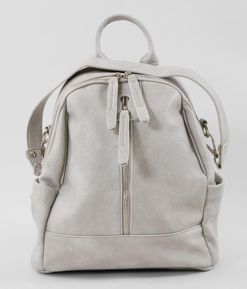 Moda Luxe Center Zip Backpack - Women's Bags in Tan