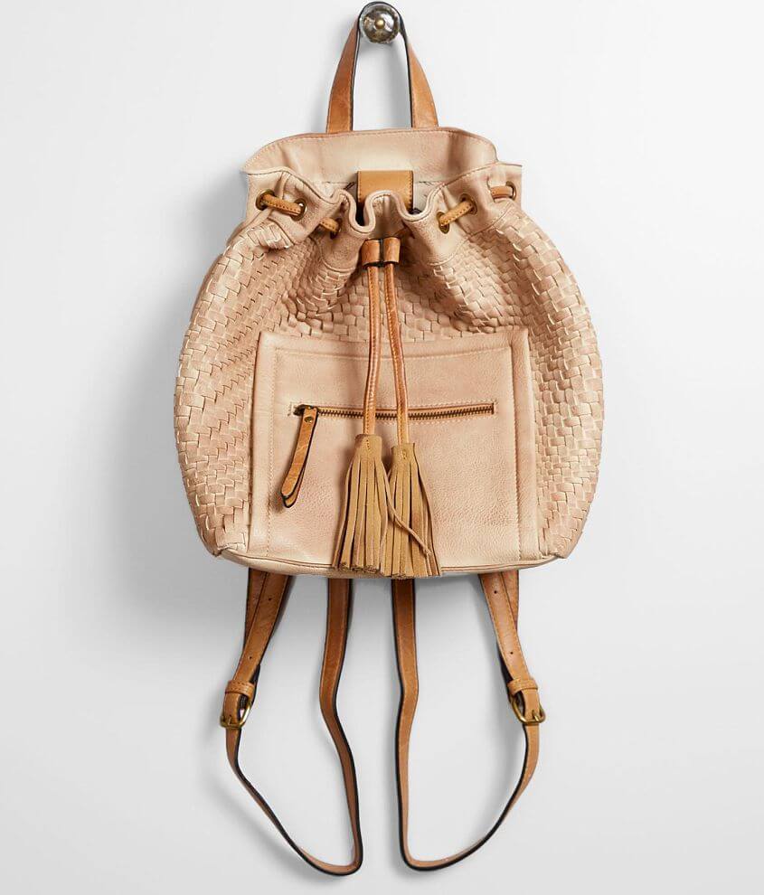 Moda Luxe Center Zip Backpack - Women's Bags in Tan