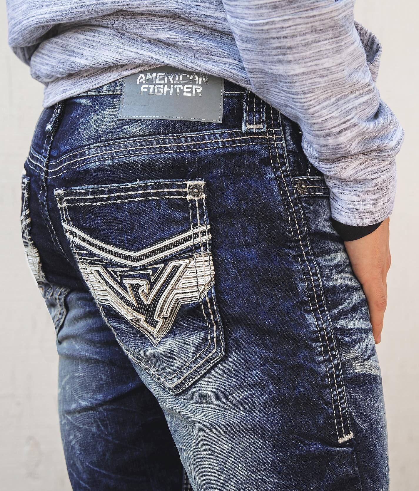 buckle american fighter jeans