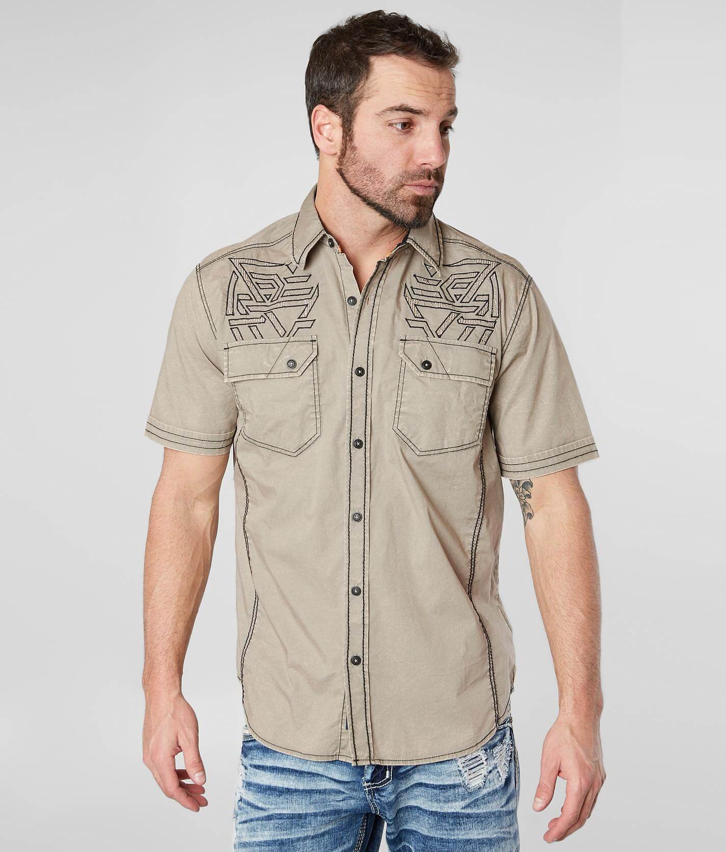 american fighter button up shirt