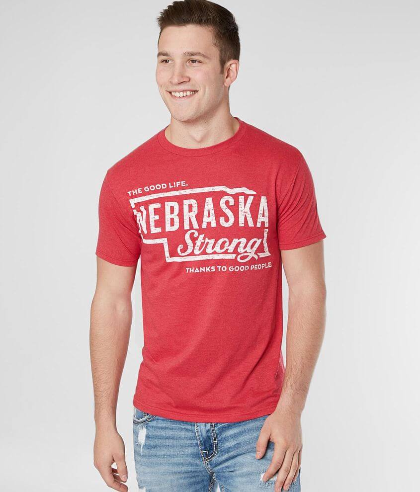 Nebraska Strong Flood Relief T-Shirt front view