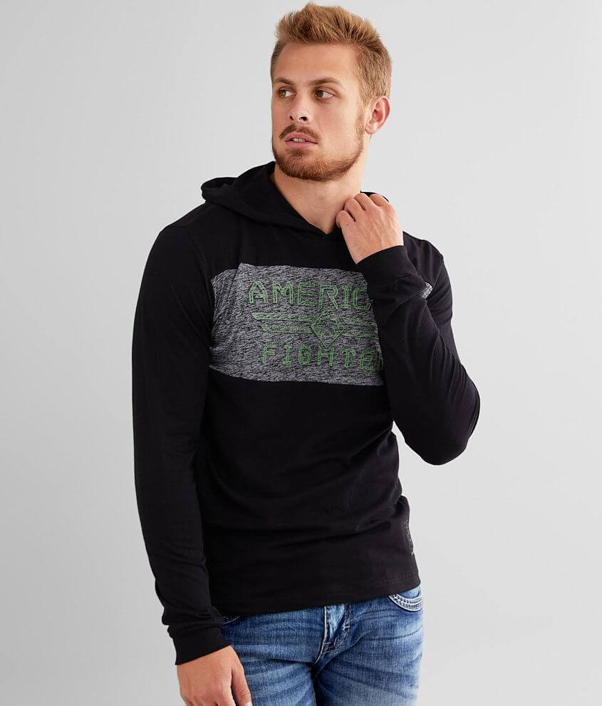 American Fighter Garland Hoodie - Men's Sweatshirts in Black | Buckle