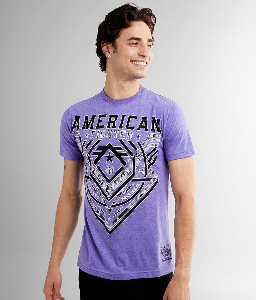 American Fighter Fallbrook T-Shirt - Men's T-Shirts in Neon Purple