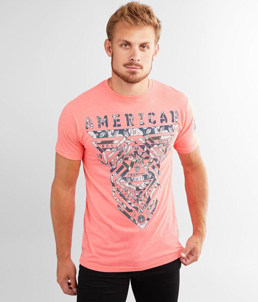 American Fighter Palmdale T-Shirt - Men's T-Shirts in Neon Icing Coral ...