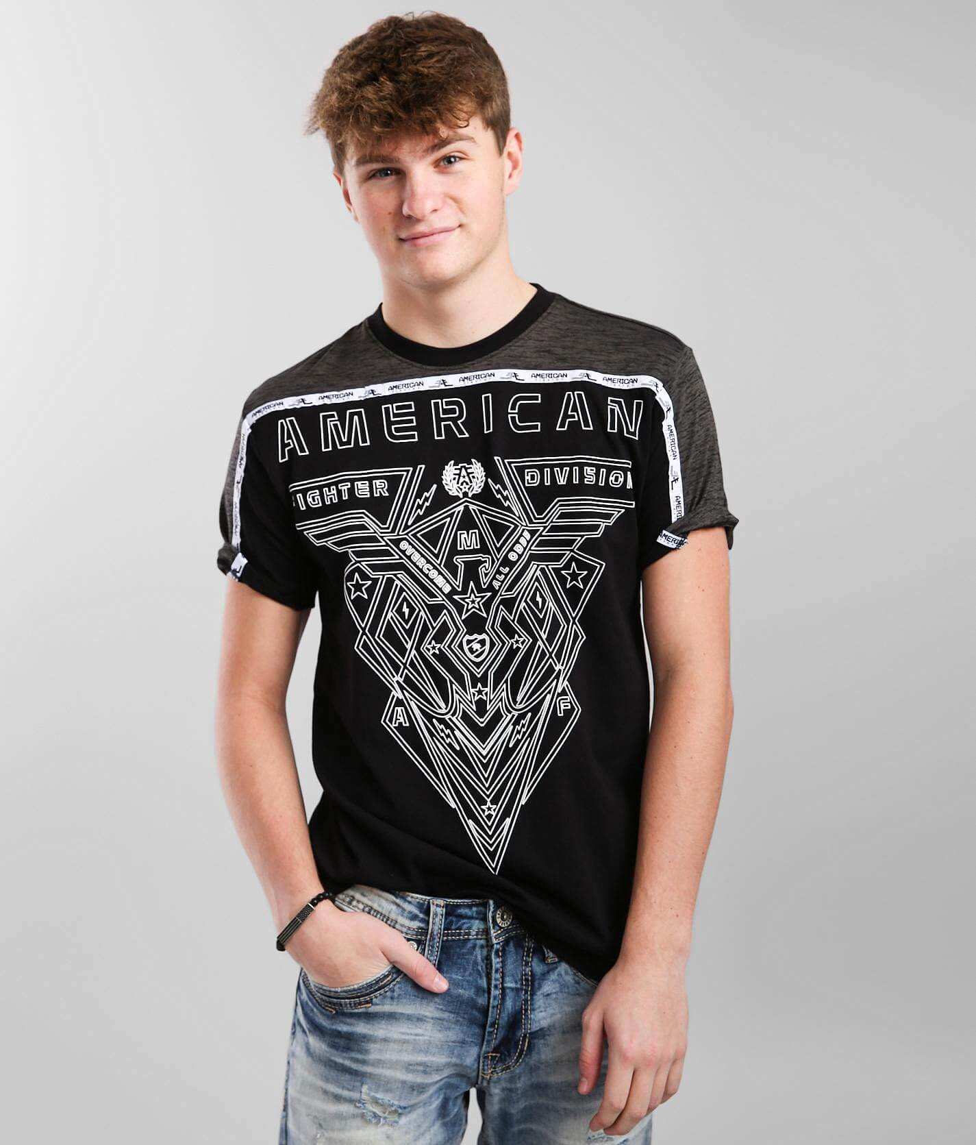 American Fighter Cranston T-Shirt - Men's T-Shirts In Taupe Lt Grey - Foto 4