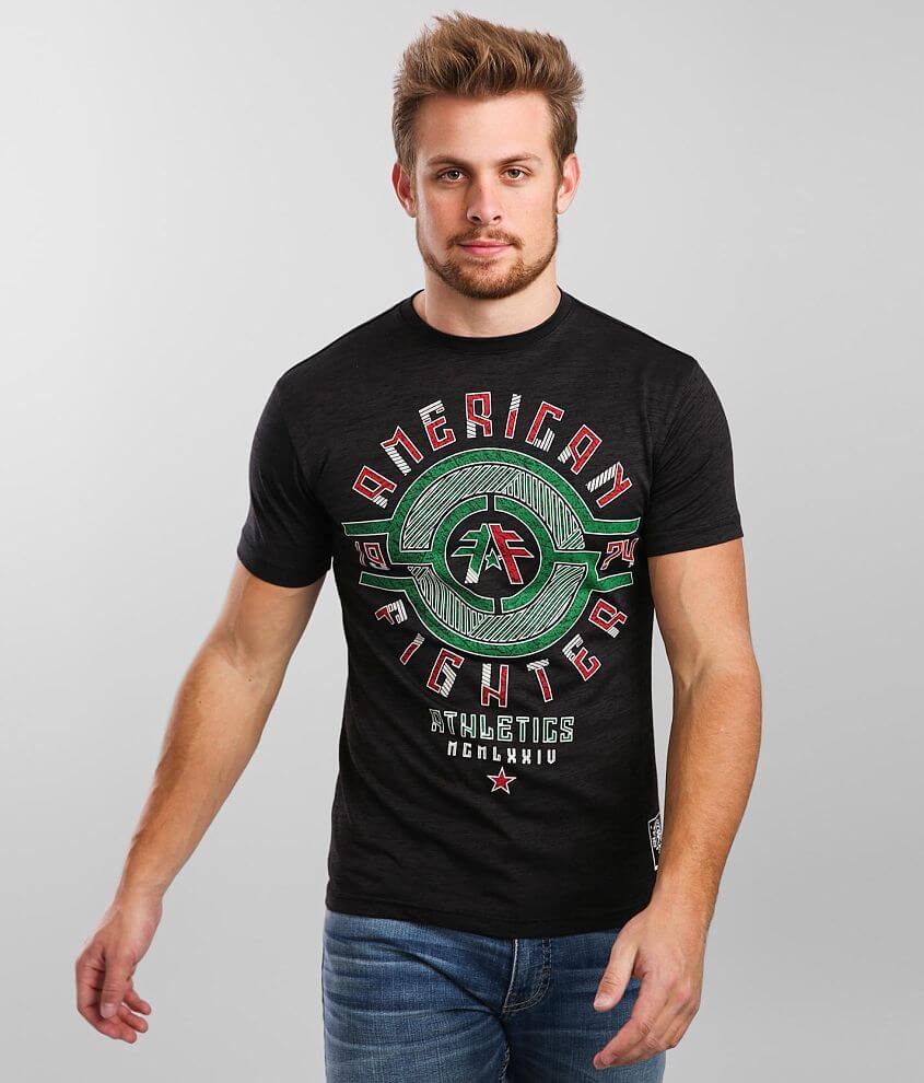 American Fighter Bellflower T-Shirt - Men's T-Shirts in Pitch Black ...