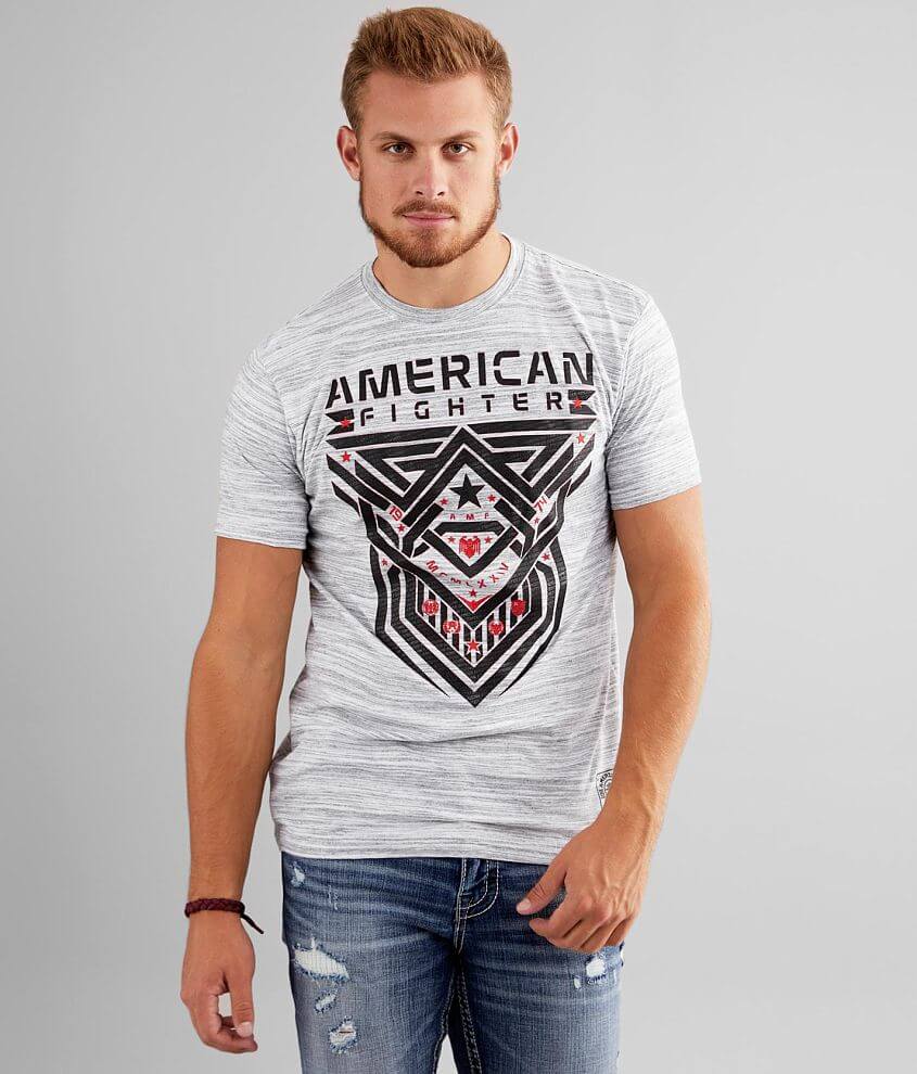 American Fighter Cisco T-Shirt - Men's T-Shirts in White Black | Buckle