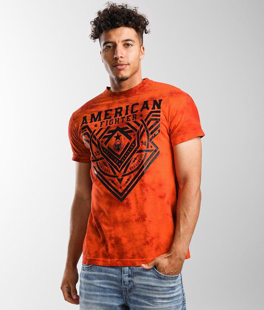 American Fighter Fallbrook T-Shirt - Men's T-Shirts in Persian Red DK ...