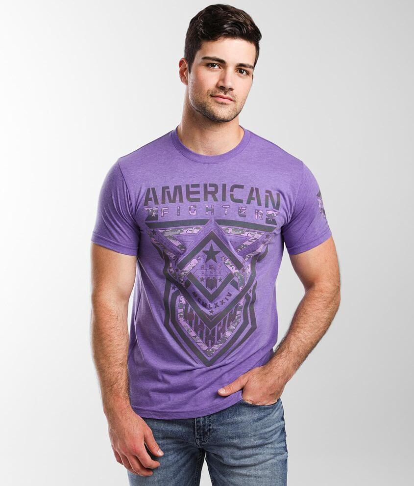 Purple american best sale fighter shirt