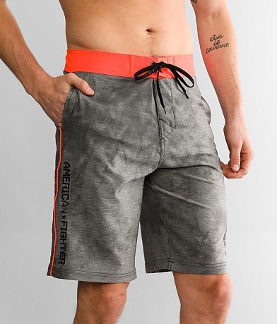 American Fighter Park Point Stretch Boardshort front view