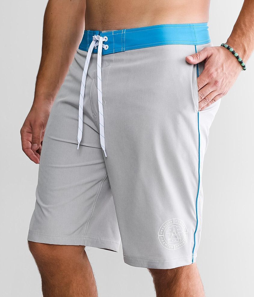 American Fighter Lake View Stretch Boardshort front view