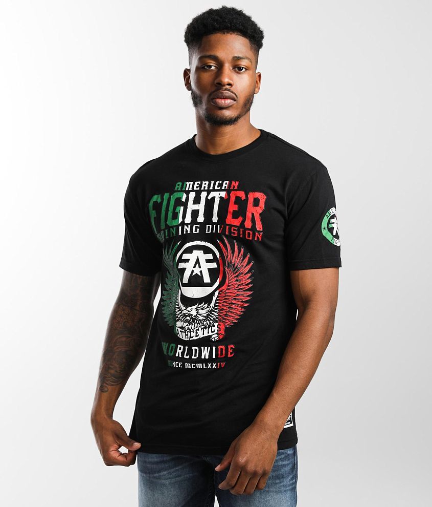 American Fighter Fly By T-Shirt front view