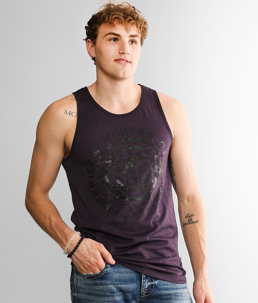 American Fighter Fieldon Tank Top front view