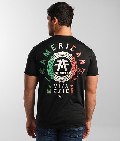 American Fighter Viva Mexico T-Shirt back view