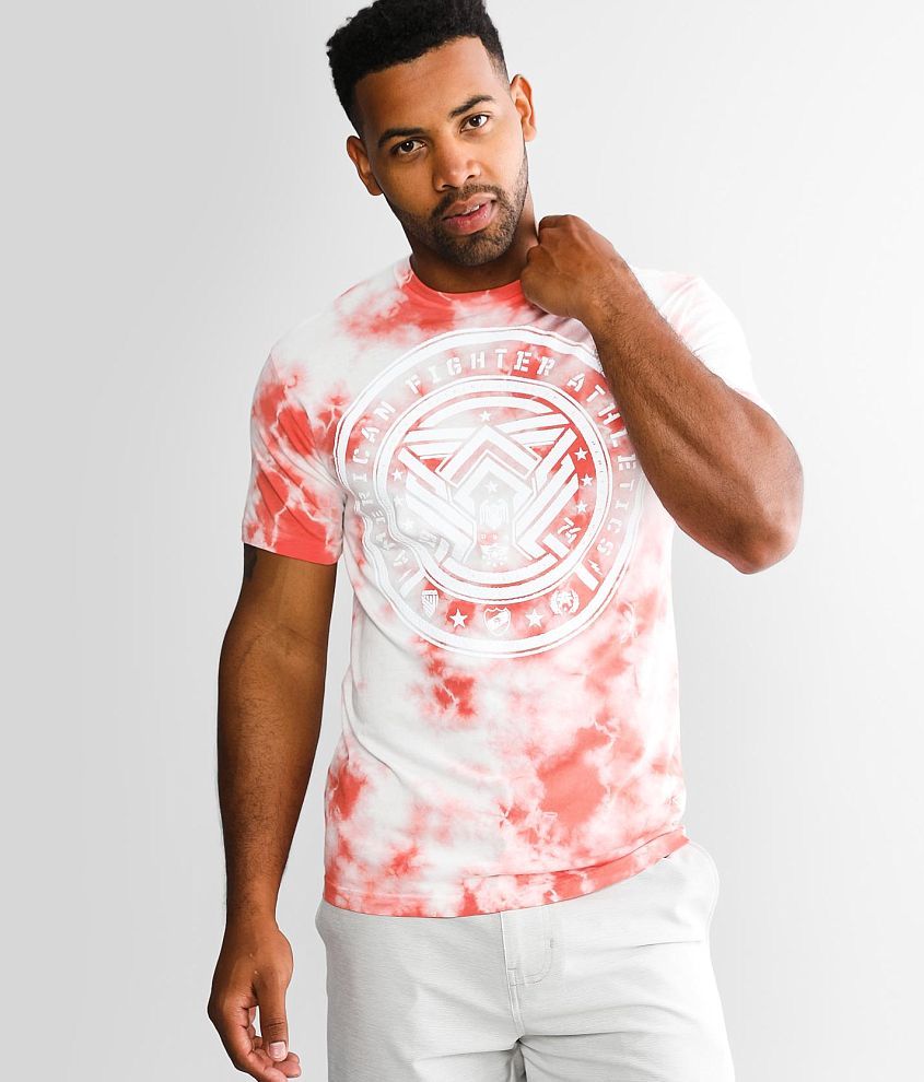 American Fighter Braddock T-Shirt - Men's T-Shirts in White Neon Coral ...