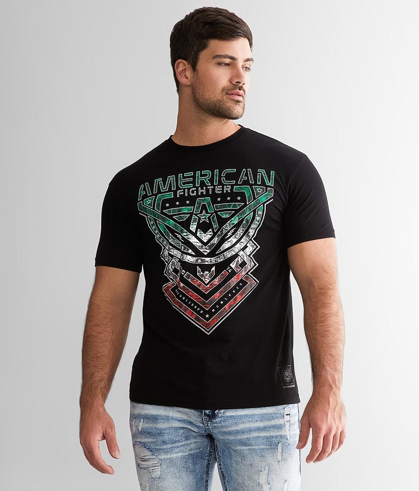 American Fighter Bay View T-Shirt front view