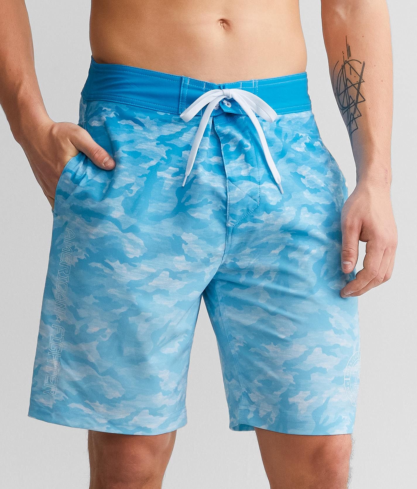 Graif Clothing Hook&Tackle Hi-Tide Blue Shorts 42