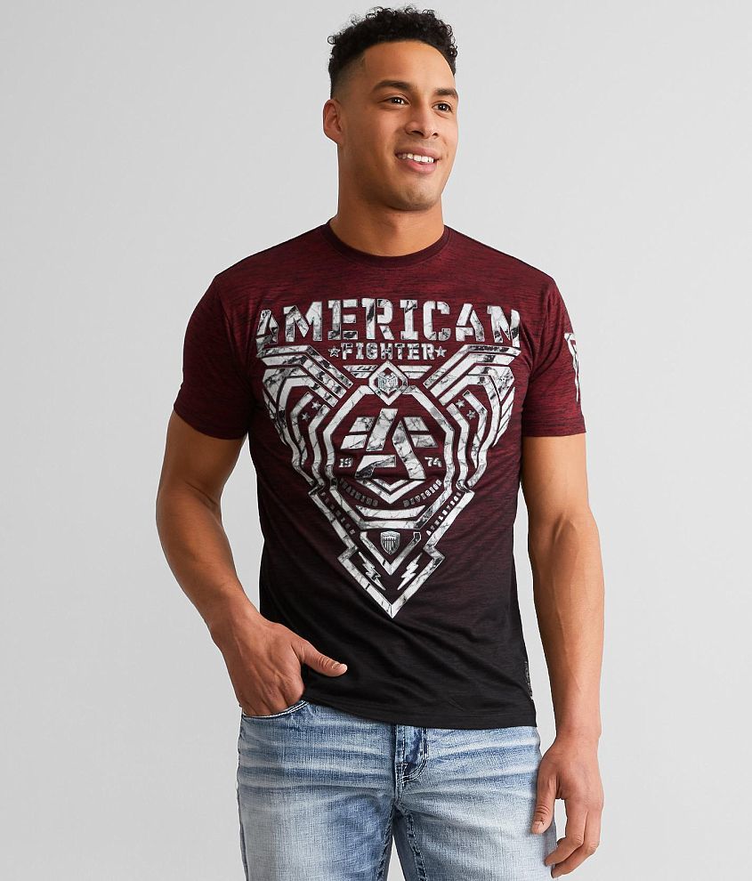 American Fighter Courtland T-Shirt - Men's T-Shirts in Cherry