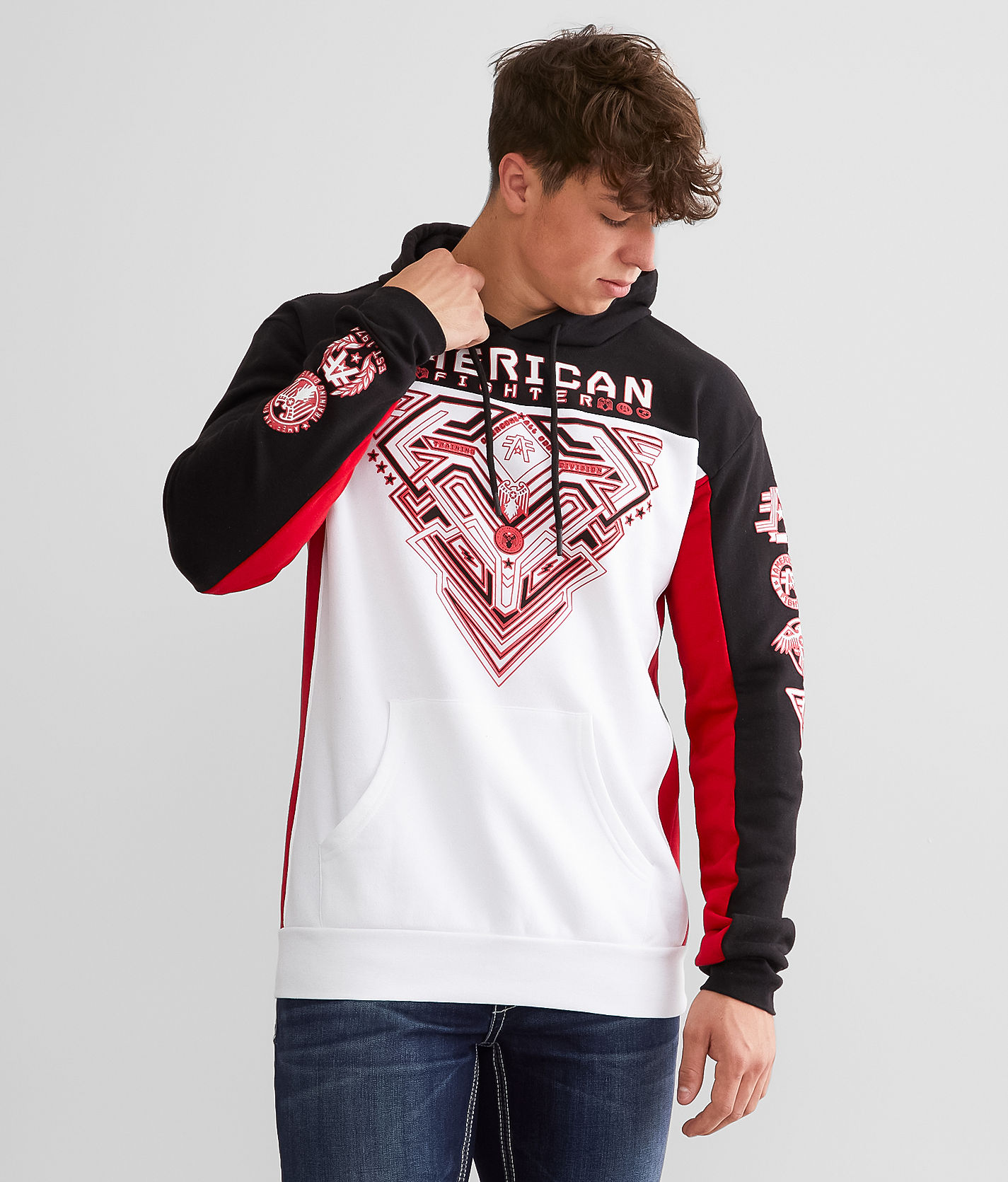 American clearance fighter hoodie