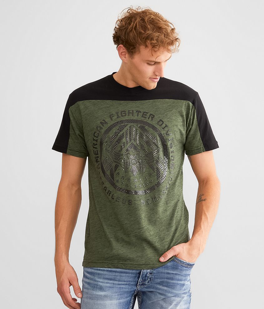 American Fighter Barracks T-Shirt front view