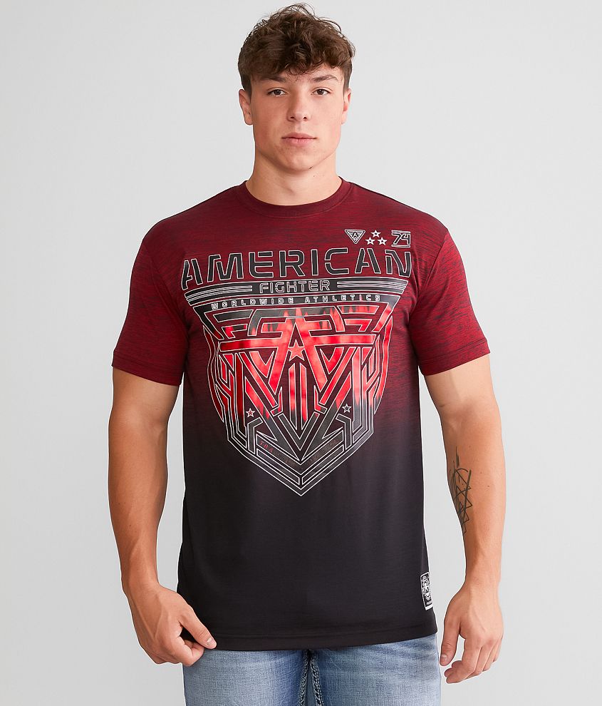 American Fighter Robertson T Shirt Men s T Shirts in Jester Red