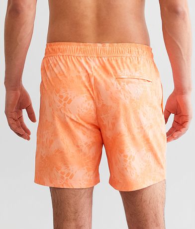 American Fighter Sunset Swim Trunks BACK
