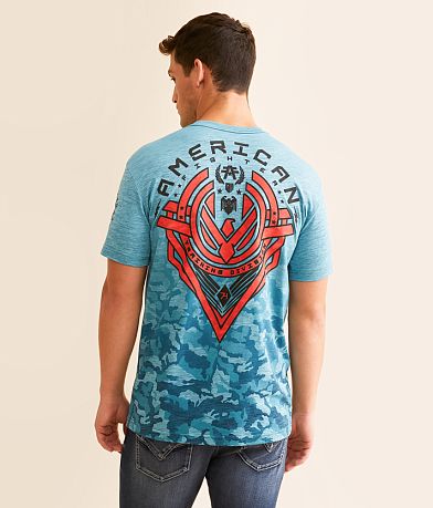 American Fighter Marsing T-Shirt back view