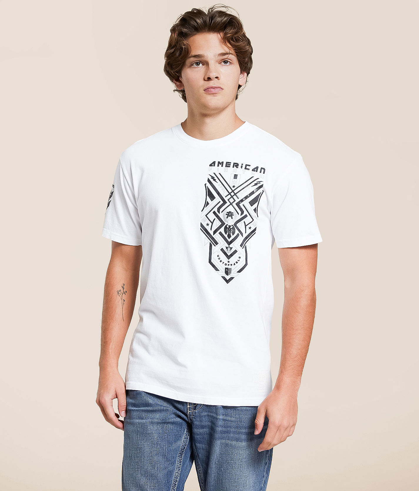 AMERICANA AIRLINES ホワイト Tシャツ American Fighter Cannonville T-Shirt - Men's T-Shirts in