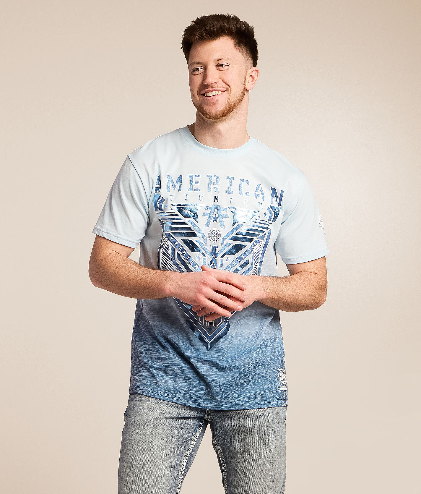 American Fighter Finley T-Shirt - Men's Graphic T-Shirts in Ice