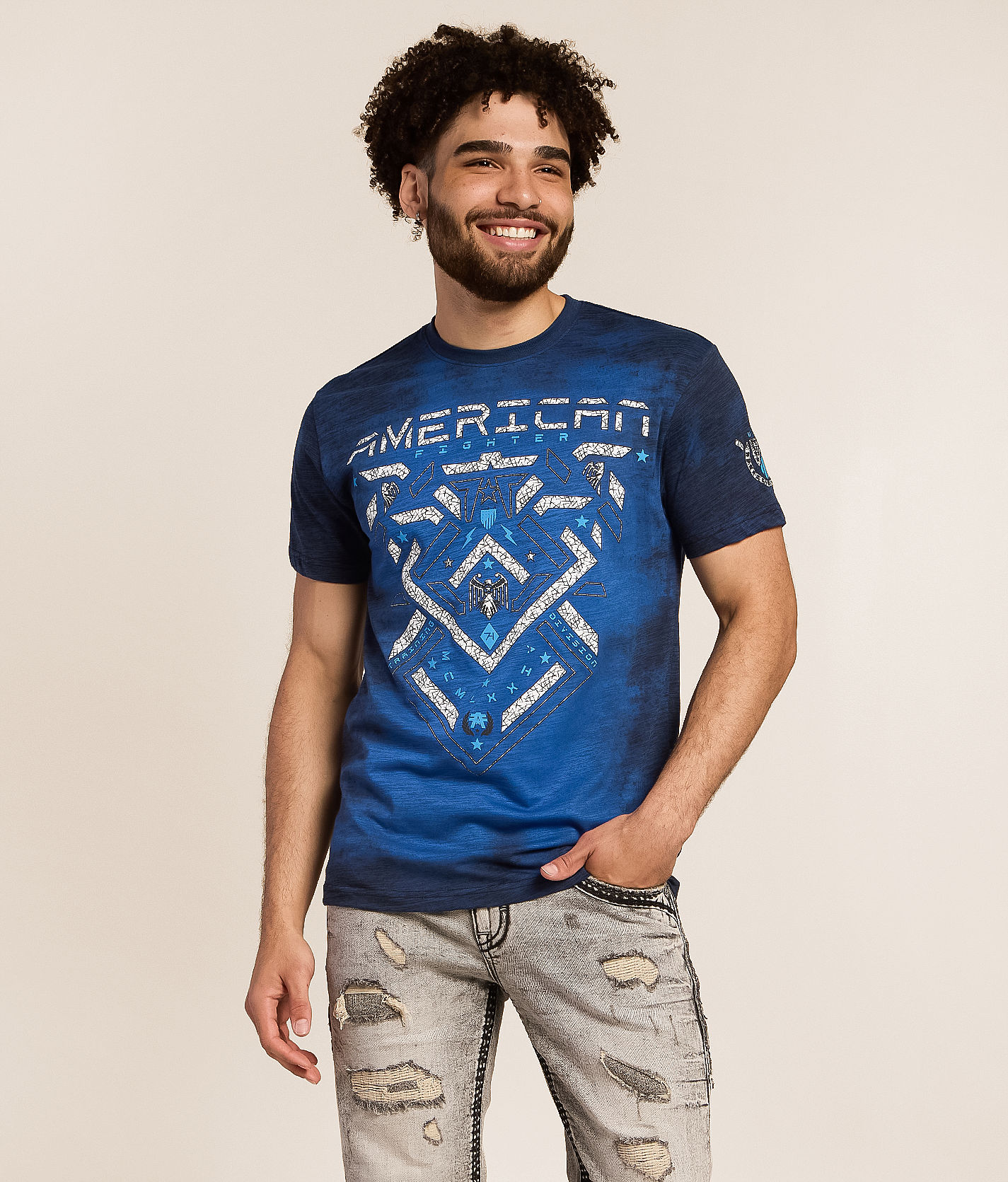 American Fighter Lander T-Shirt - Women's T-Shirts in Heather Grey