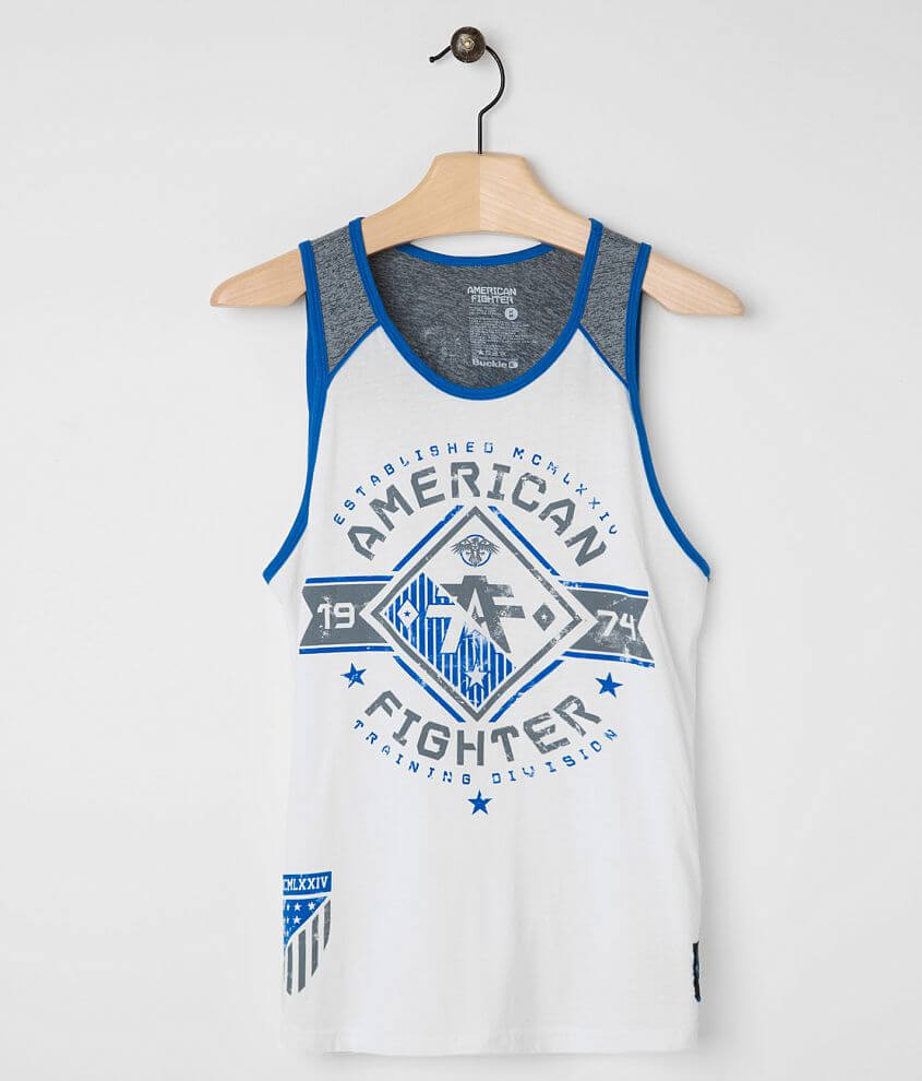 American Fighter Massachusetts Tank Top front view