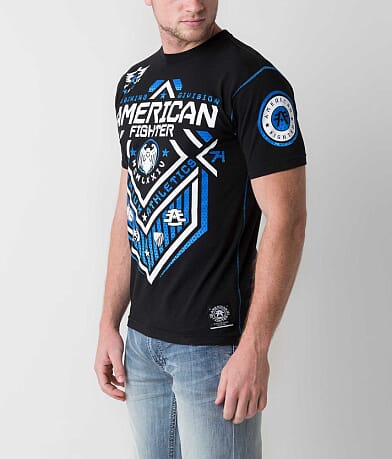 American Fighter North Dakota T-Shirt full right side view