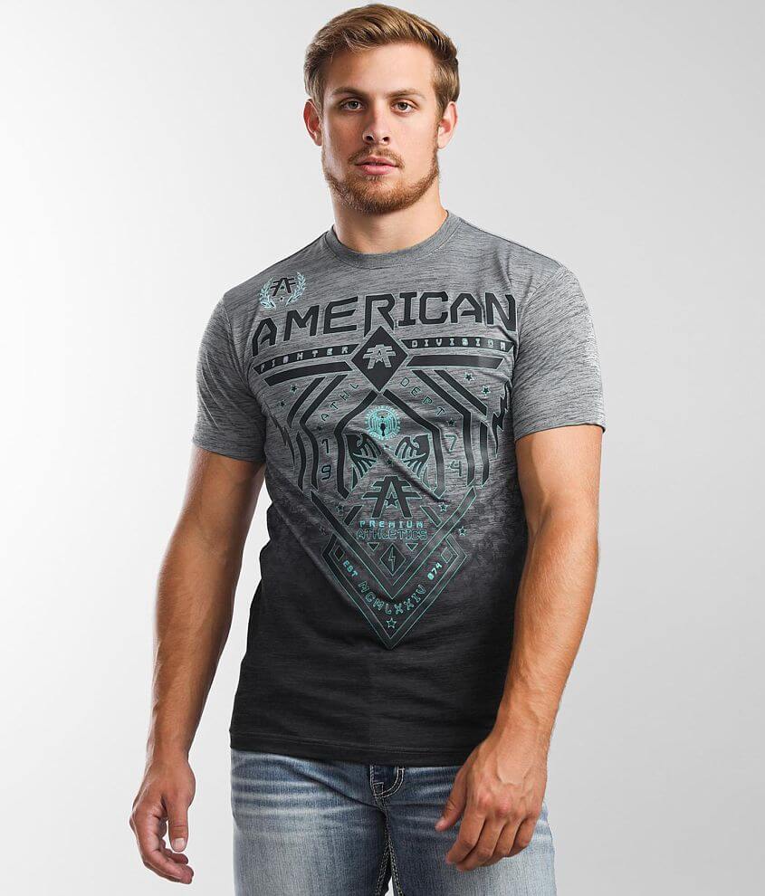 American Fighter Fairbanks T-Shirt - Men's T-Shirts in Heather Grey ...