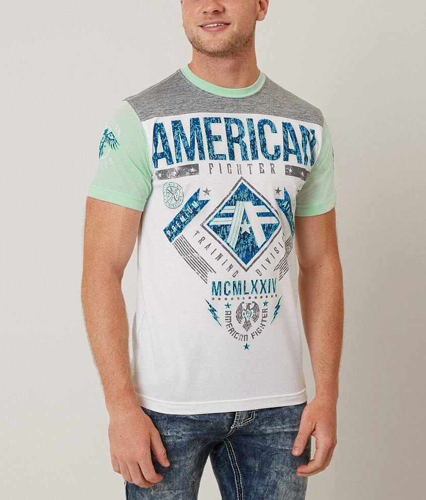 American Fighter Lander T-Shirt - Men's T-Shirts in White Mint Heather ...