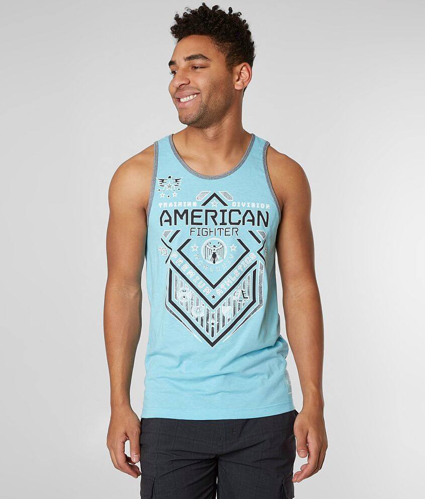 American Fighter Sidewalk Tank Top front view