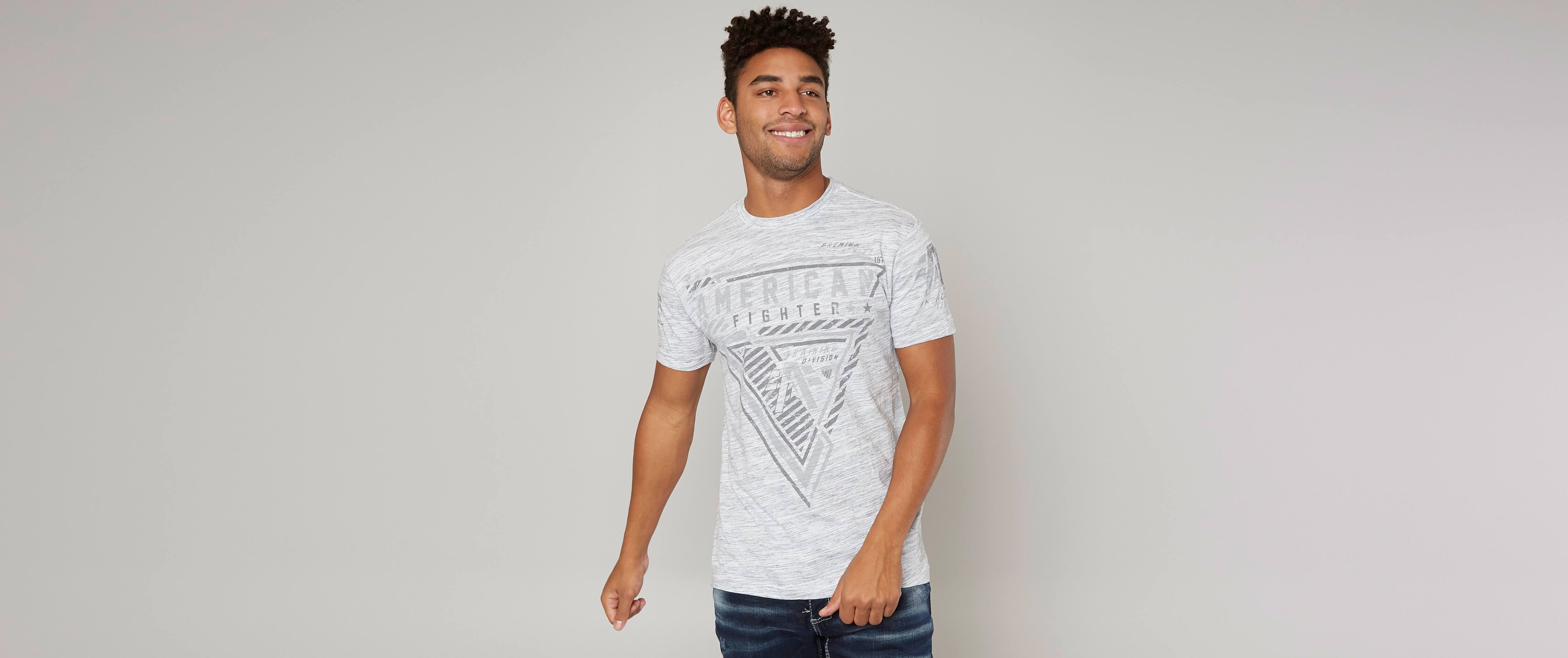 American Fighter Camiseta Hombre Nuevo México Cuello