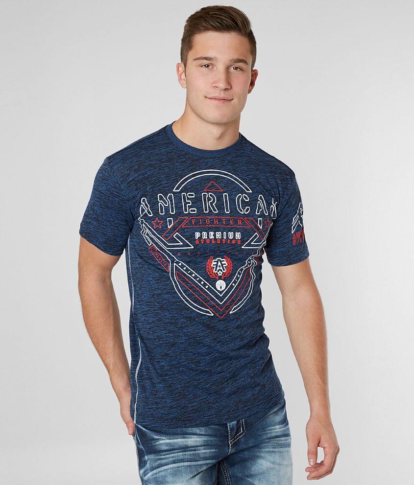 American Fighter Faulkner T-Shirt - Men's T-Shirts in Black Blue | Buckle