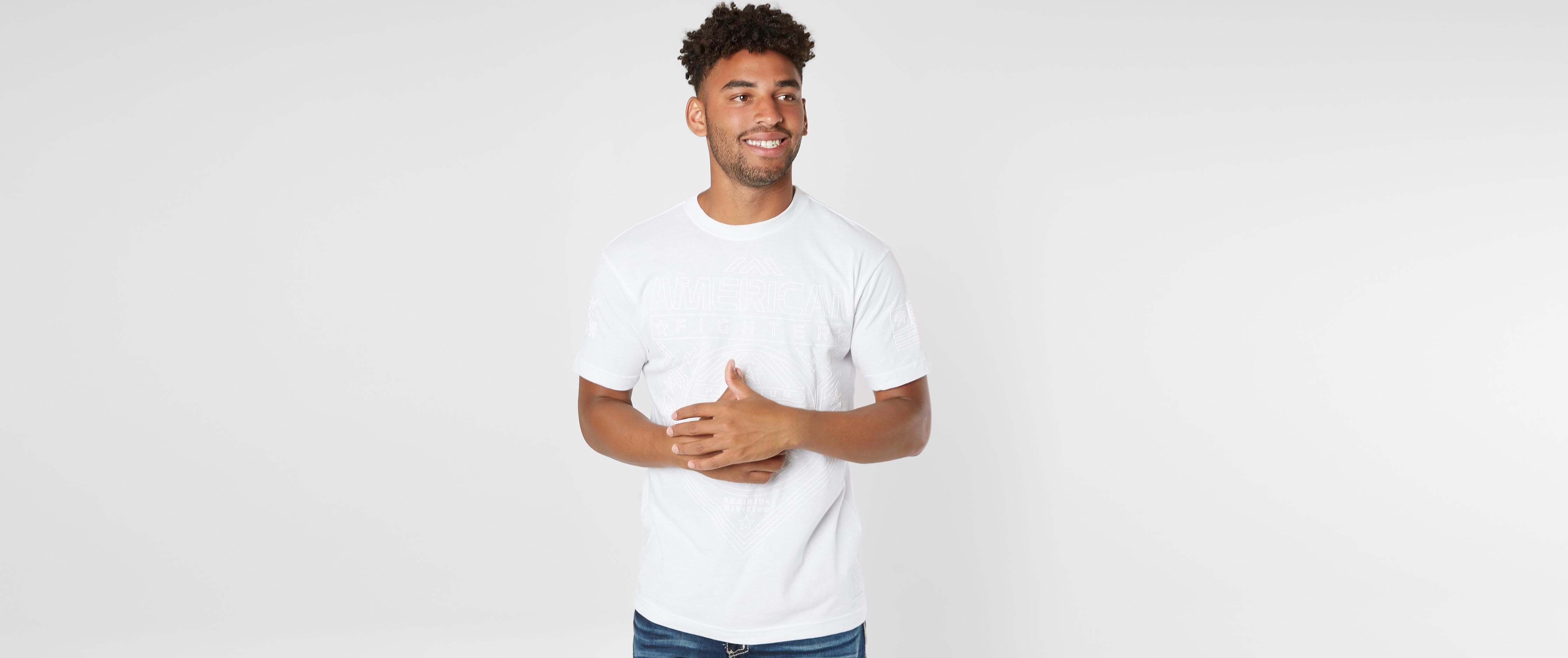 American Fighter Galveston TShirt Men's TShirts in White Buckle