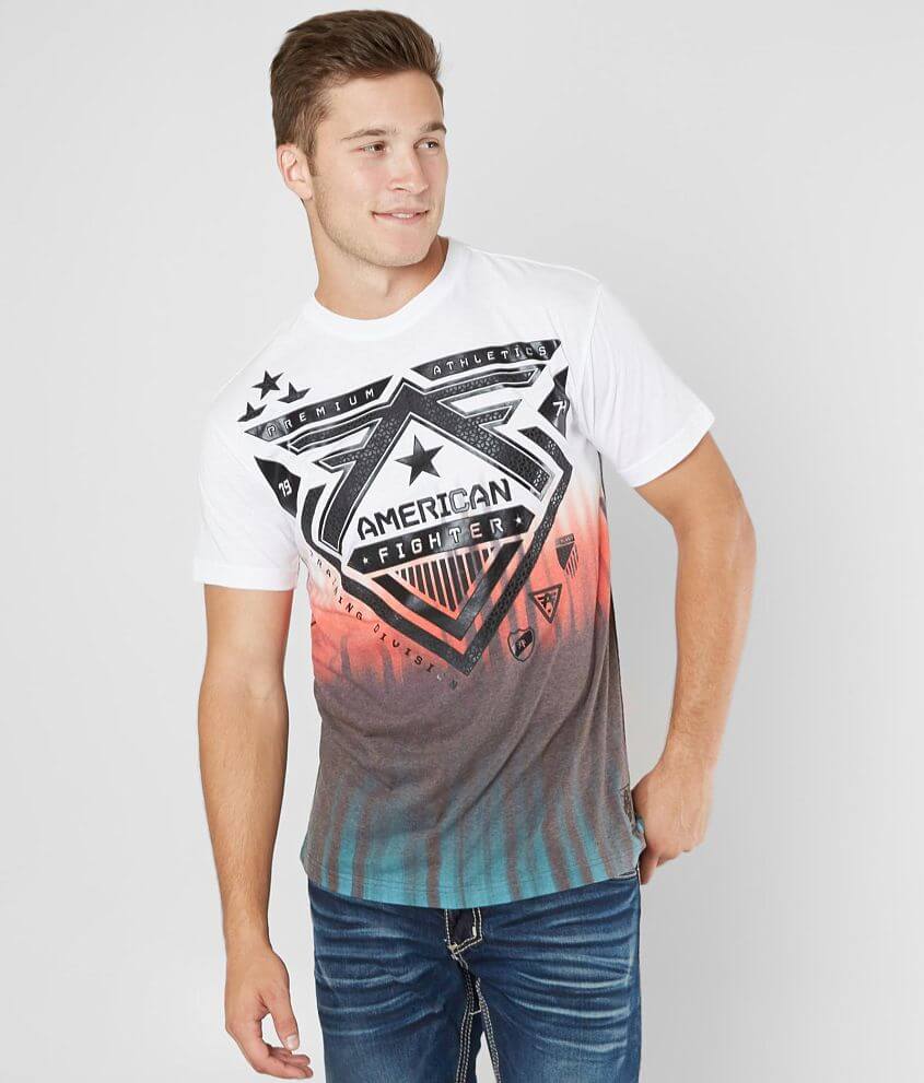 American Fighter Wolf Lake T-Shirt front view