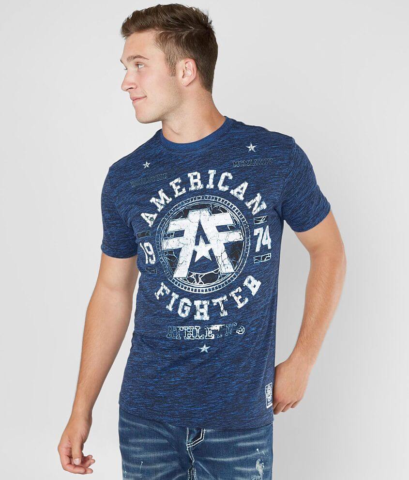 American Fighter Davenport T-Shirt - Men's T-Shirts in Blue Black | Buckle
