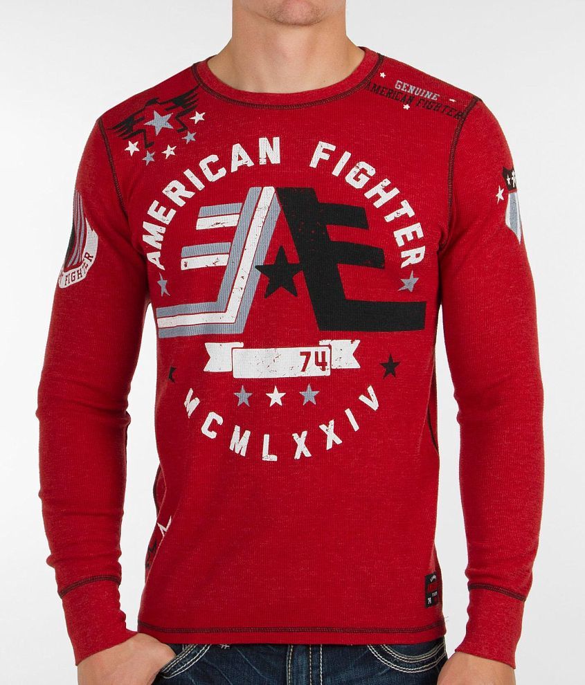 American Fighter Warner Thermal Shirt front view
