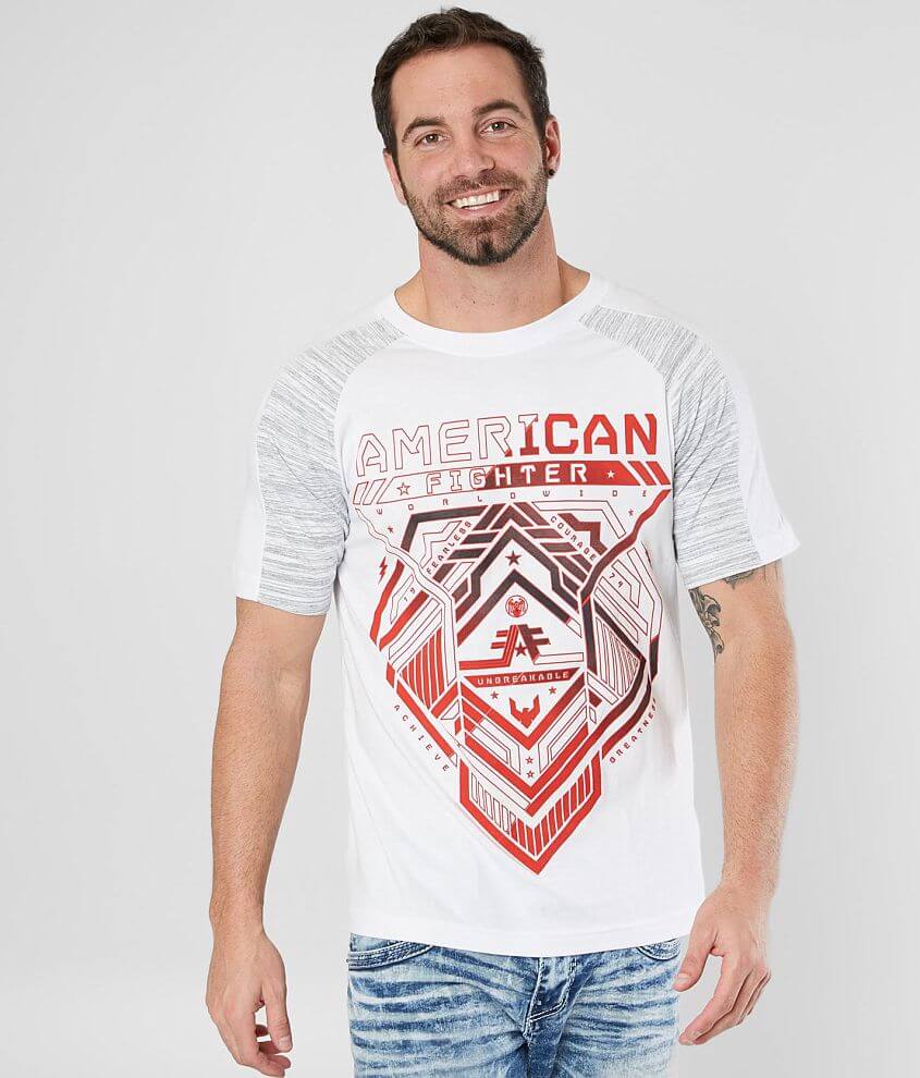 American Fighter Noble T-Shirt - Men's T-Shirts in White Black | Buckle