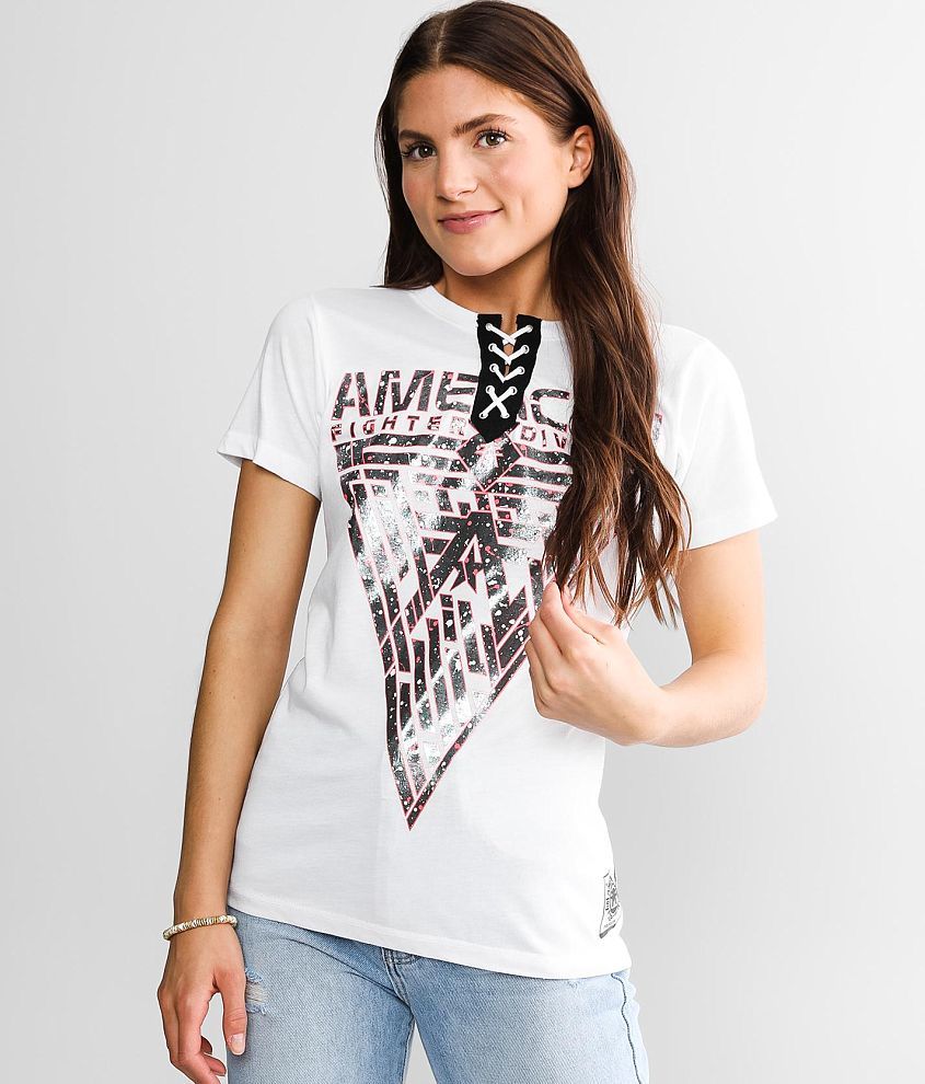 American Fighter Marshall Creek Lace-Up T-Shirt front view